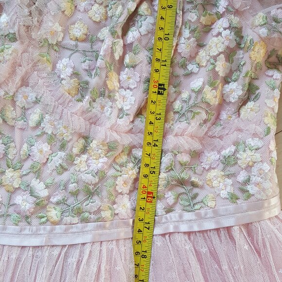 Needle & Thread ! Wildflower Ditsy Embroidered Tulle Gown (US16) - Picture 16 of 17